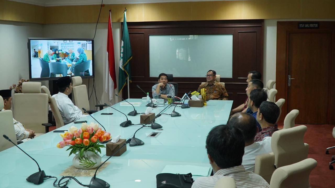 Gambar Biro Perencanaan Kemenag RI Monitoring Pembangunan Gedung SBSN Pusat Informasi UIN Alauddin