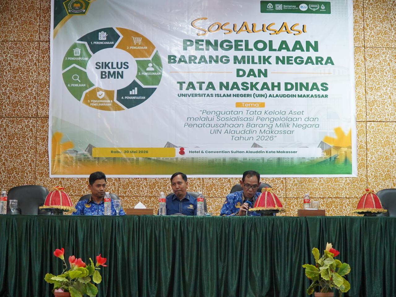 Gambar UIN Alauddin Perkuat Tata Kelola Aset melalui Sosialisasi Pengelolaan BMN dan Tata Naskah Dinas