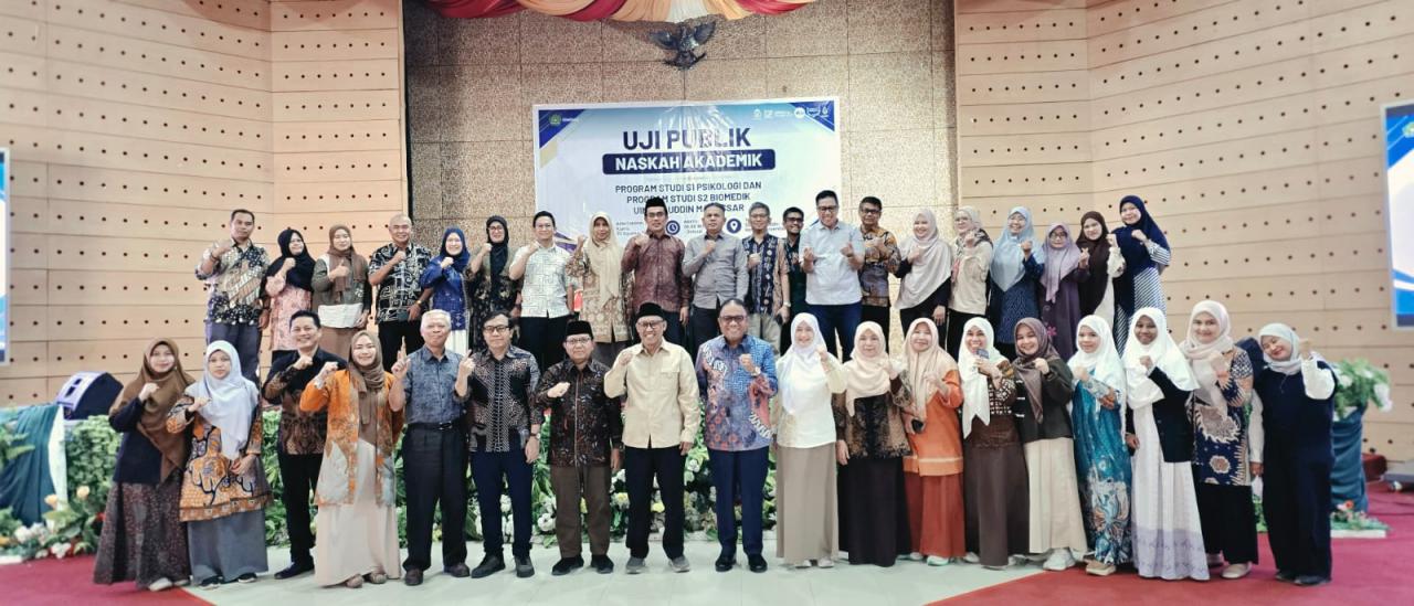 Gambar UIN Alauddin Uji Publik Naskah Akademik Prodi Psikologi dan Magister Ilmu Biomedik