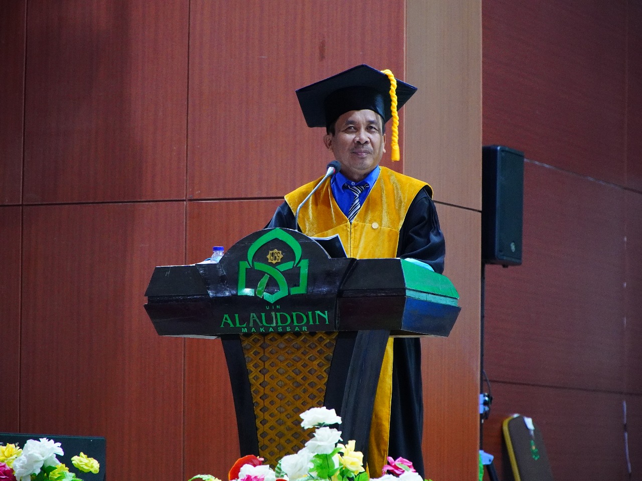 Gambar Prof. Dr. Abdullah Abdul Thalib Dikukuhkan sebagai Guru Besar Teologi Sosial UIN Alauddin Makassar