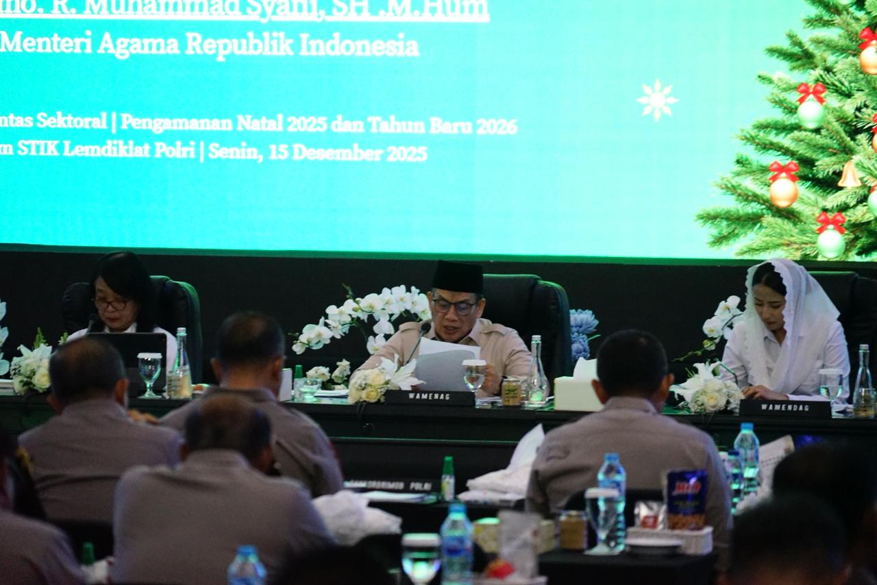 Gambar Wamenag Tegaskan Natal Bersama Kemenag Bukan Perayaan Lintas Agama