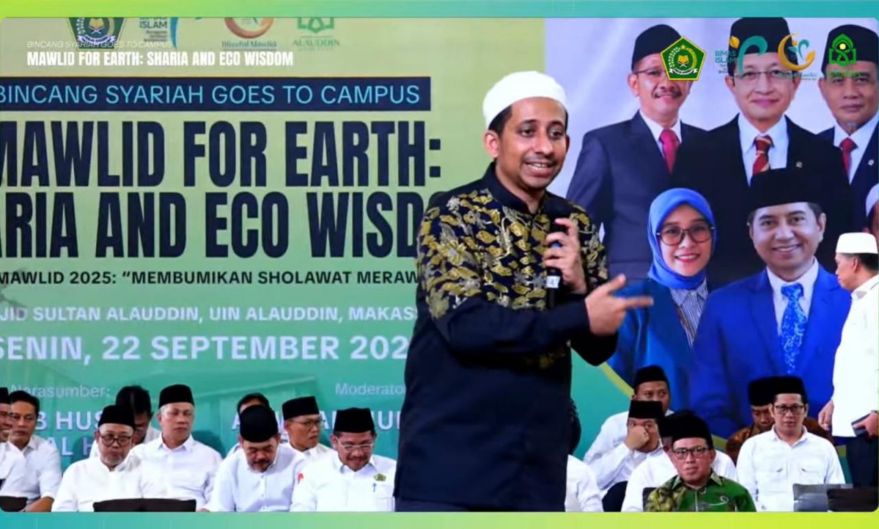 Gambar UIN Alauddin Gelar Maulid Nabi, Angkat Isu Lingkungan dalam Perspektif Islam