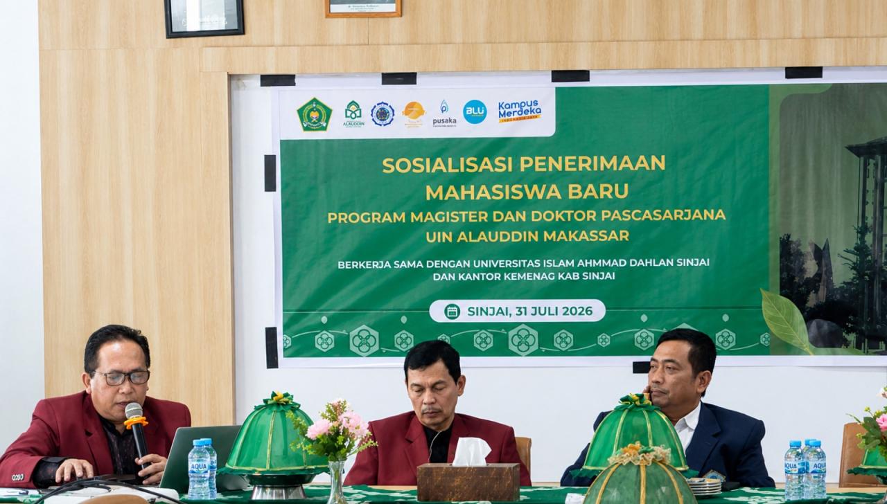 Gambar Prodi Magister Ekonomi Syariah Pascasarjana UIN Alauddin Sosialisasikan PMB di UIAD Sinjai