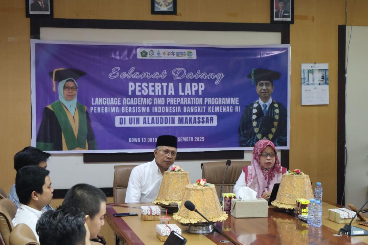 Gambar UIN Alauddin Makassar Ikut Sukseskan Pembukaan Program LAPP bagi Awardee Beasiswa Indonesia Bangkit
