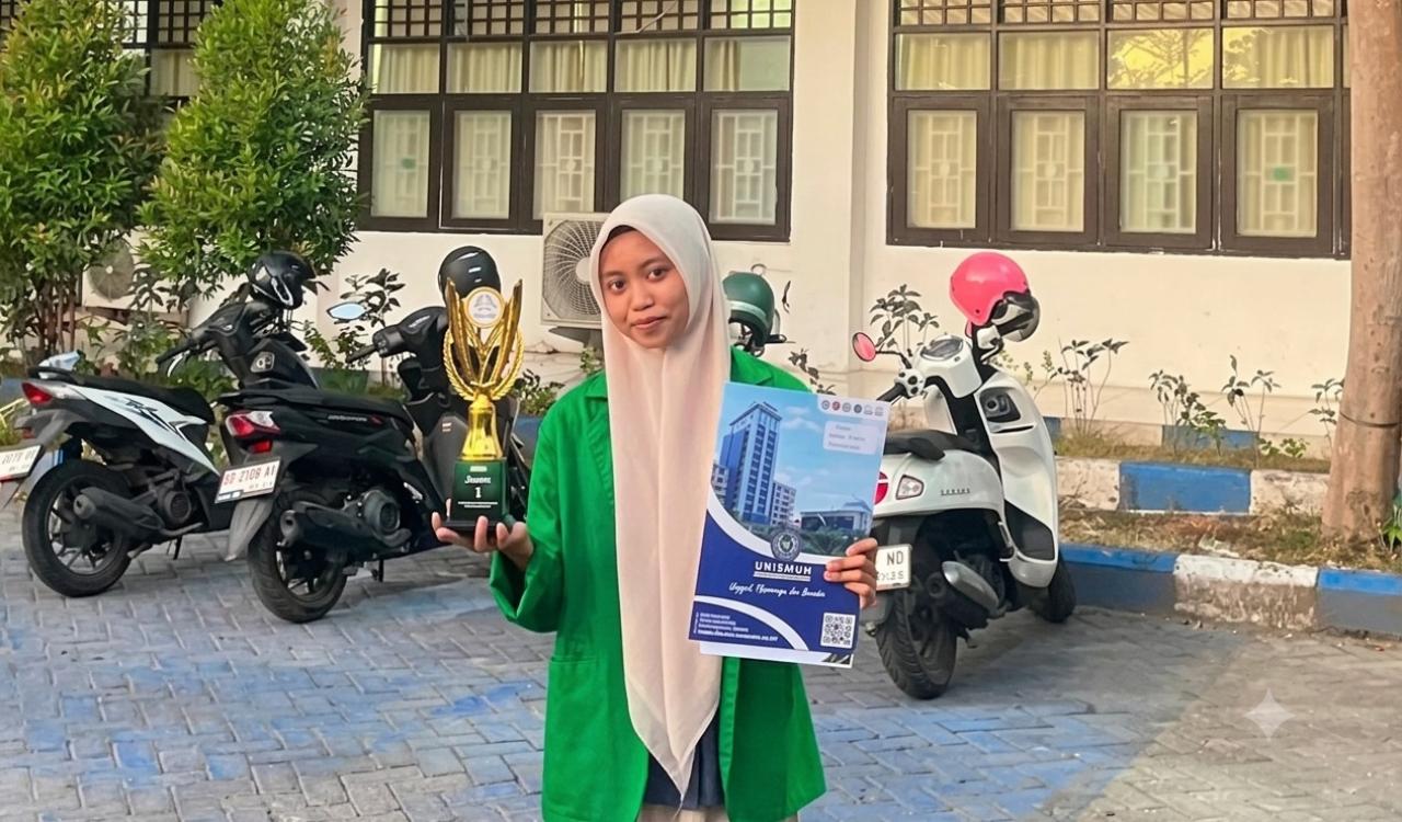 Gambar Aulia, Mahasiswi Pendidikan Fisika UIN Alauddin Juara I Fahmil Qur'an Iqra'fest 2026