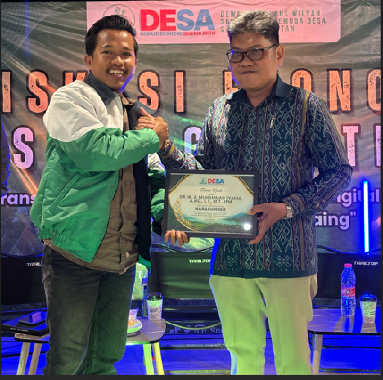 Gambar Dosen Teknik Informatika UIN Alauddin Jadi Narasumber Diskusi Ekonomi Pedesaan Berbasis Digital