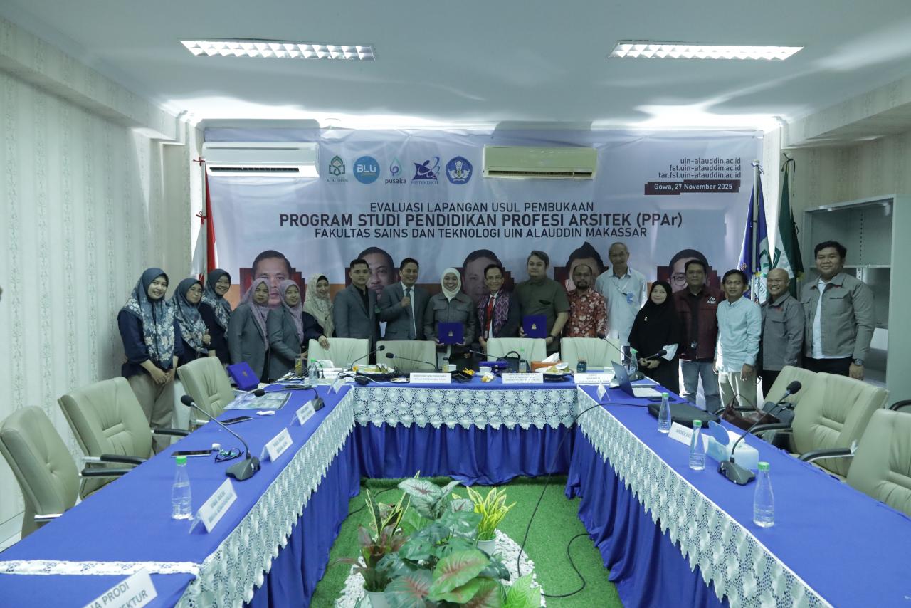 Gambar UIN Alauddin Kantongi Izin Prodi Profesi Arsitektur, Pertama di PTKN dan Kedua di Indonesia Timur