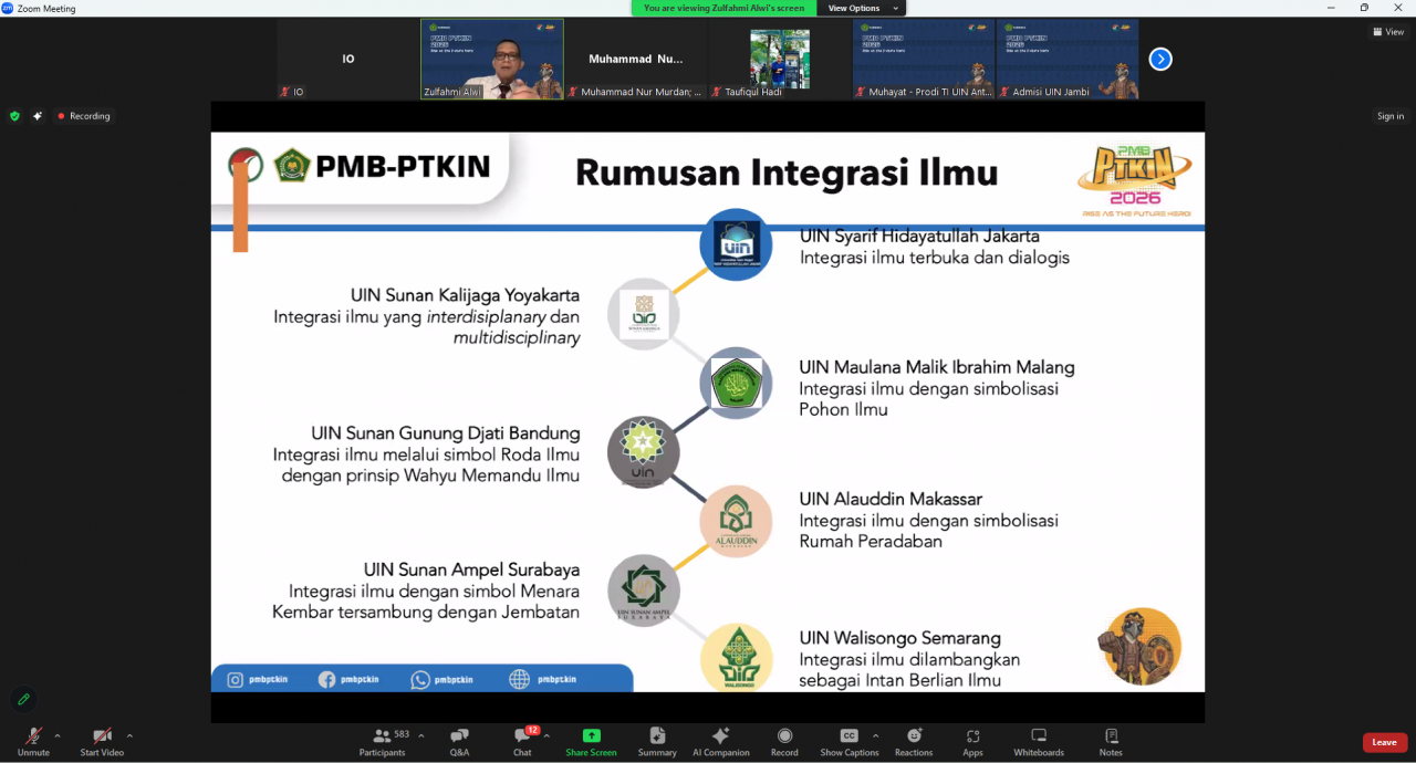 Gambar Penguatan DNA dan Distingsi Prodi Jadi Kunci Daya Saing PTKIN