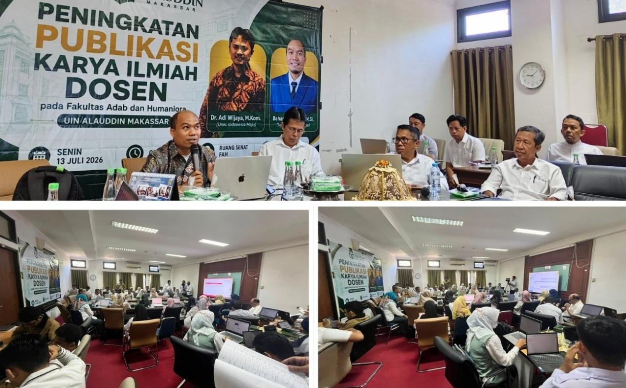 Gambar FAH UIN UIN Alauddin Bekali Dosen Strategi Publikasi Ilmiah dan Pemanfaatan AI untuk Riset