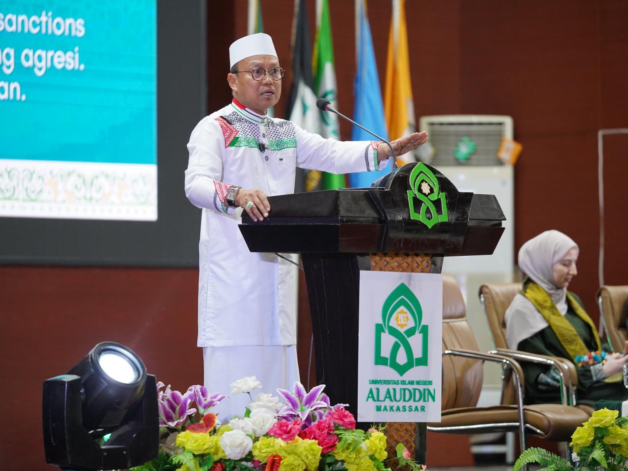 Gambar Das'ad Latif Ajak Aksi Nyata Bela Palestina dalam Seminar Internasional UIN Alauddin