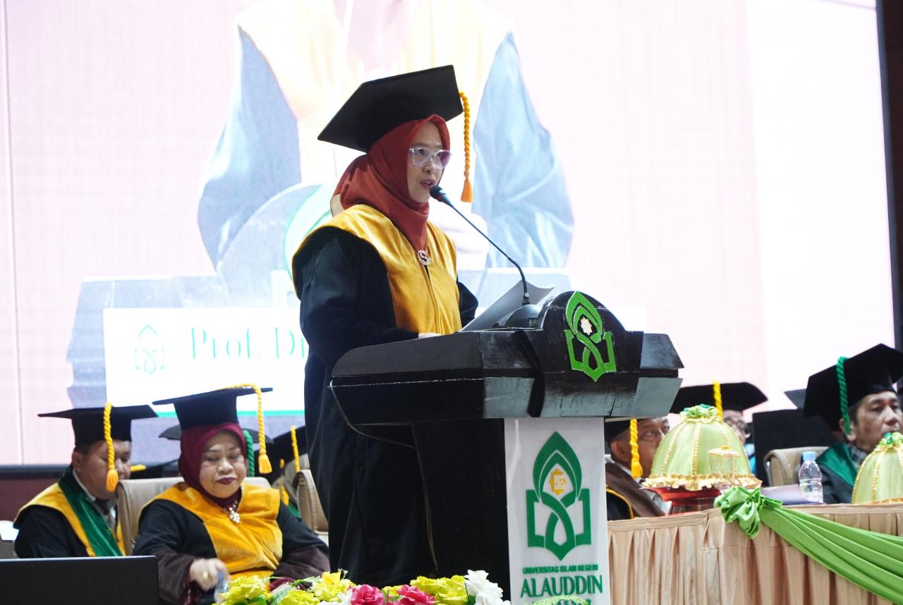 Gambar Dikukuhkan Jadi Guru Besar, Prof. Asni Soroti Perlindungan Hak Perempuan di Peradilan Agama