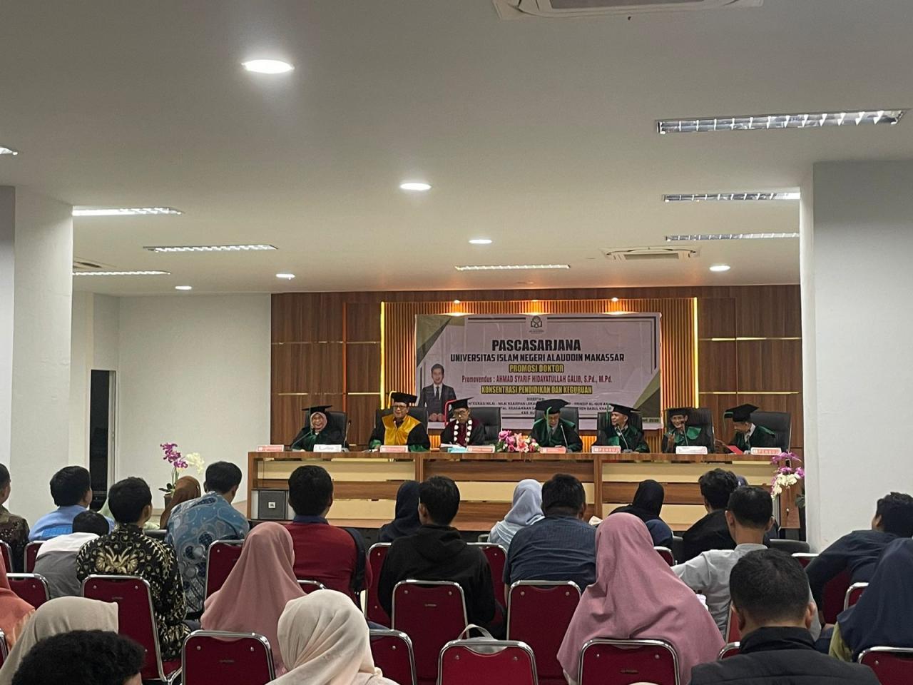 Gambar Ahmad Syarif Hidayatullah Galib Resmi Sandang Gelar Doktor ke-1959 UIN Alauddin Makassar