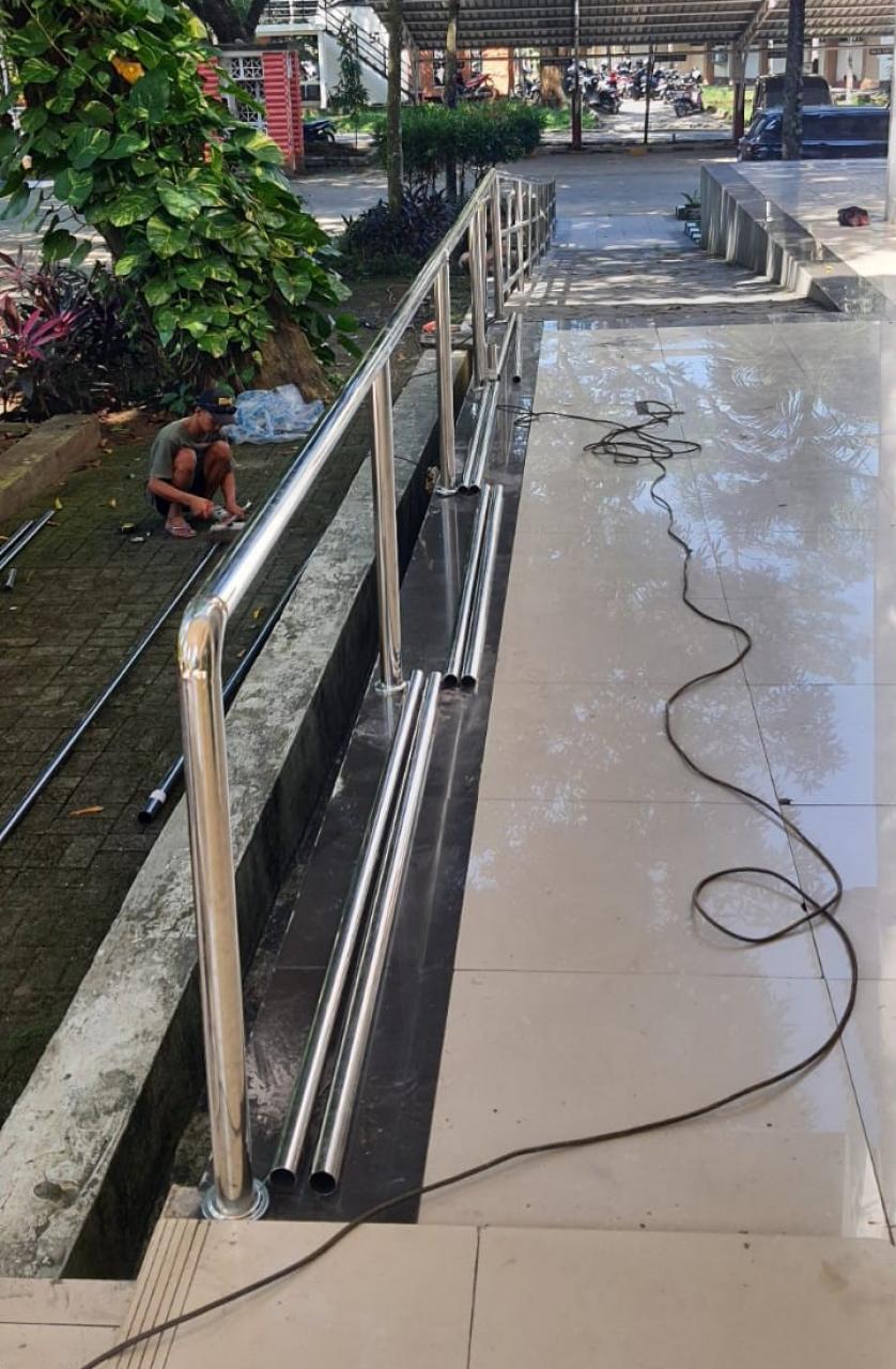 Gambar Wujudkan Kampus Ramah Disabilitas, UIN Alauddin Makassar Bangun Aksesibilitas di Gedung Rektorat