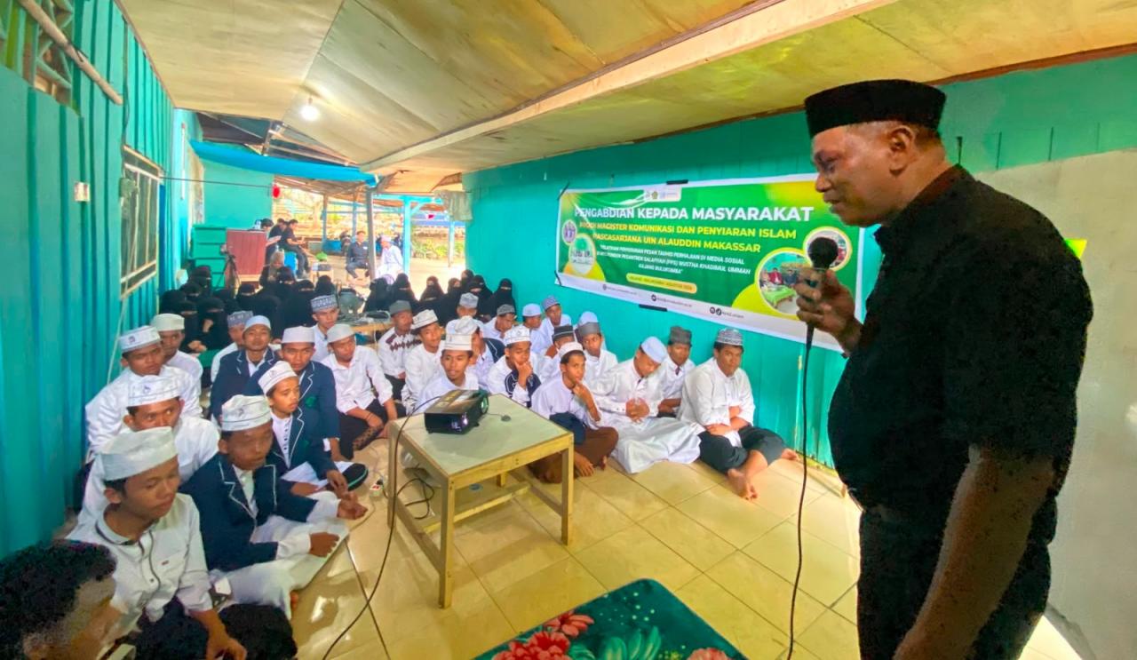Gambar Prodi Magister KPI UIN Alauddin Dorong Santri Jadi Kreator Dakwah Digital