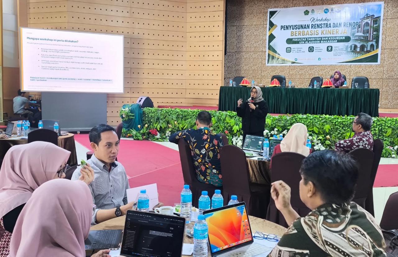 Gambar FTK UIN Alauddin Perkuat Perencanaan Kinerja melalui Workshop Renstra dan Renop