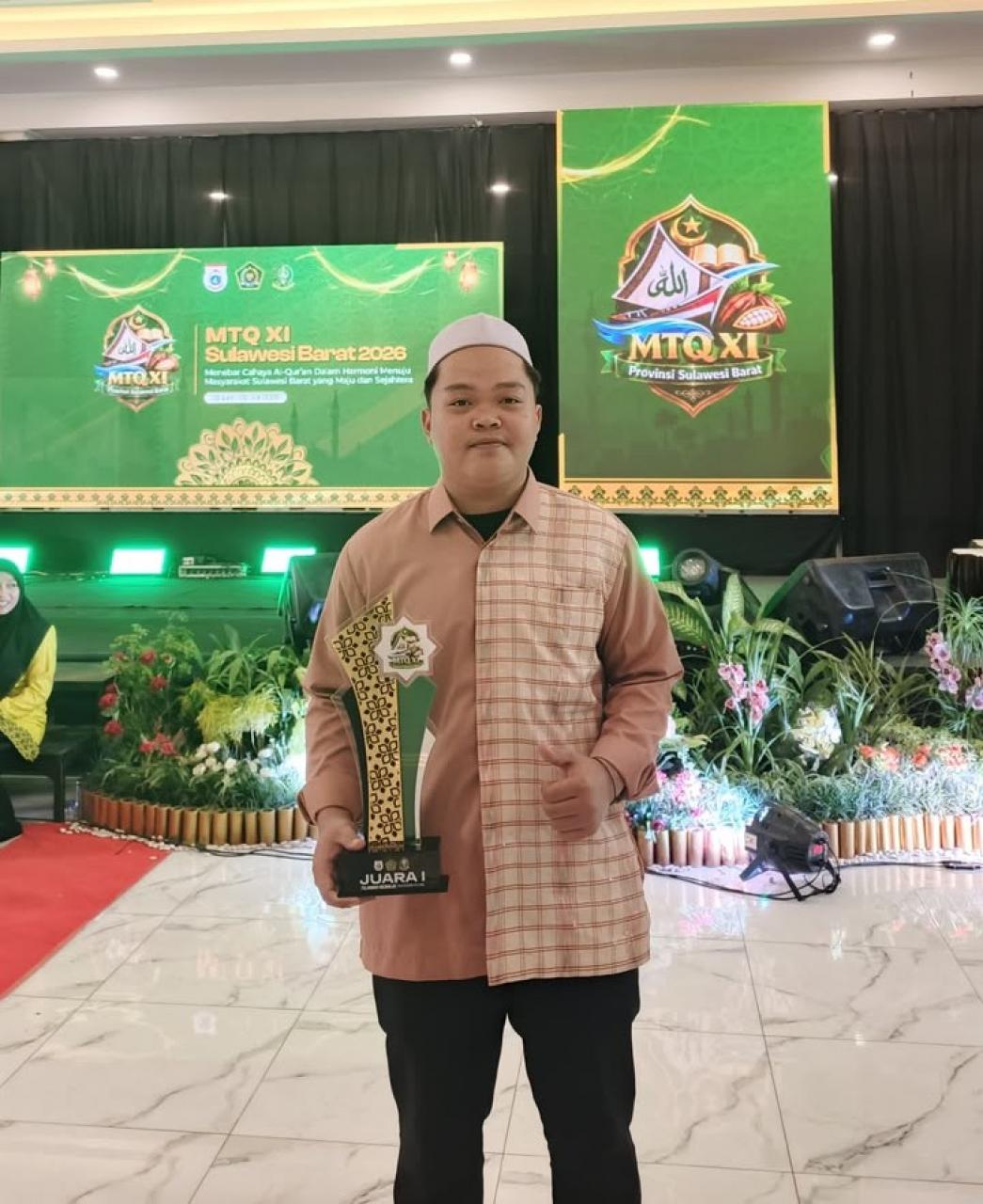 Gambar Mahasiswa HKI UIN Alauddin Juarai Tilawah Remaja Putra MTQ Sulbar 2026