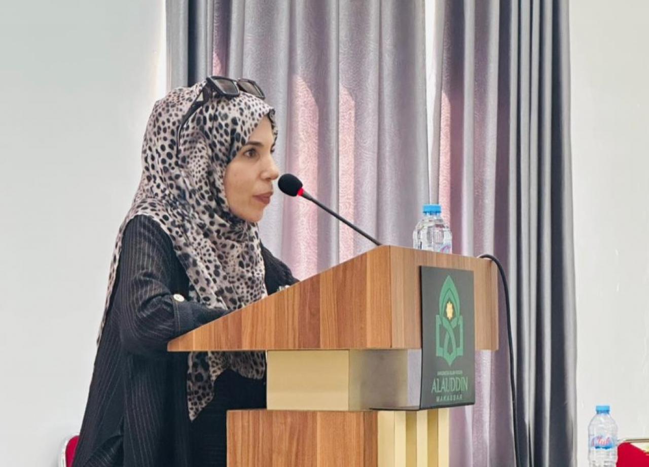 Gambar Nesma Baaziz, Mahasiswa Internasional yang Menuntaskan Doktoral di UIN Alauddin