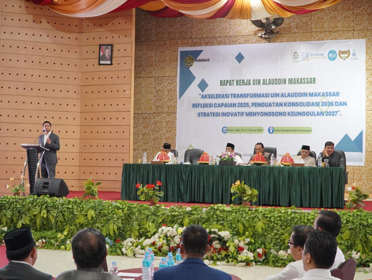 Gambar Rapat Kerja UIN Alauddin Makassar 2026: Akselerasi Transformasi Menuju Keunggulan 2027