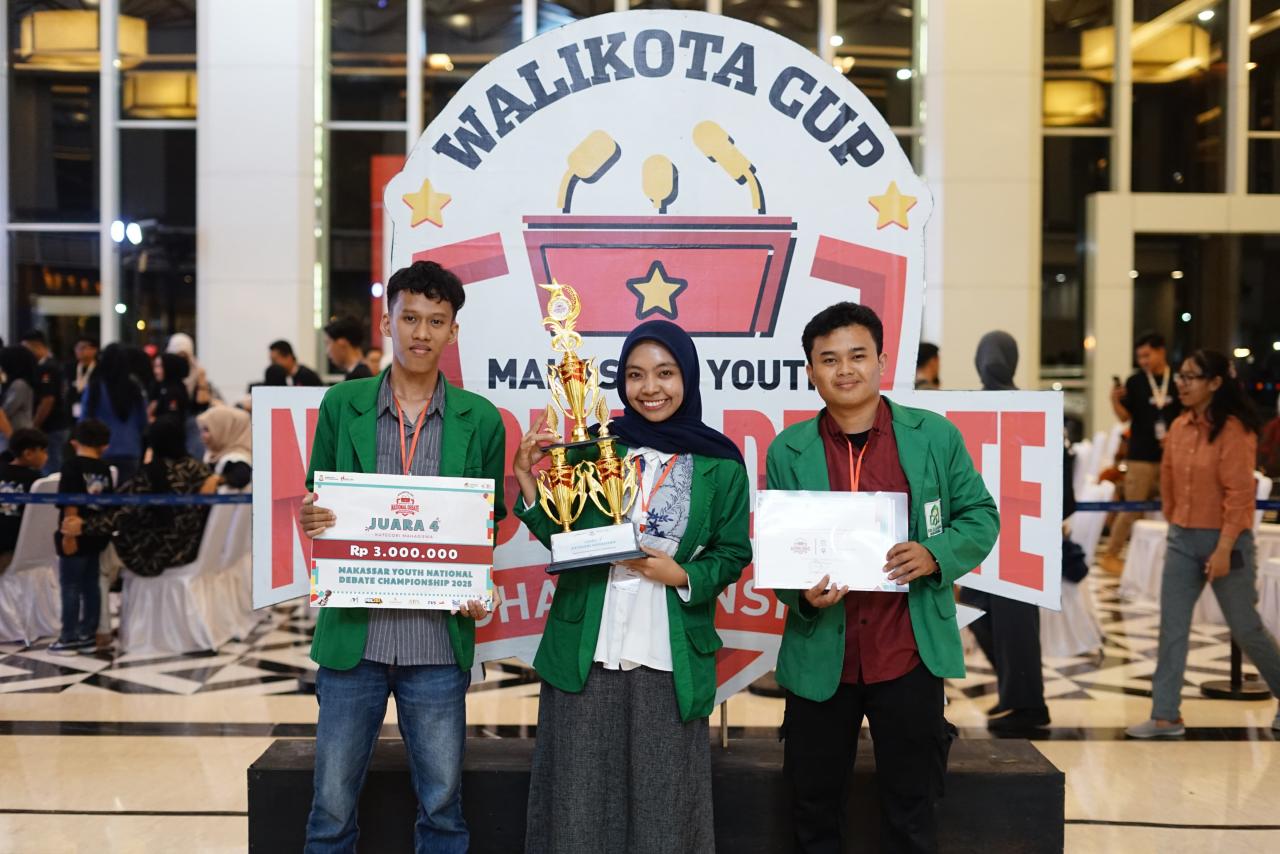 Gambar Tim Debat UIN Alauddin Raih Juara 4 Nasional di Walikota Cup 2025