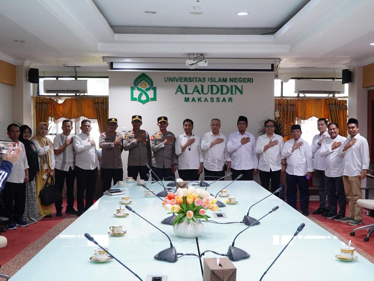 Gambar Rektor UIN Alauddin Terima Kunjungan Kapolresta Gowa, Bahas Penguatan Sinergi Institusi