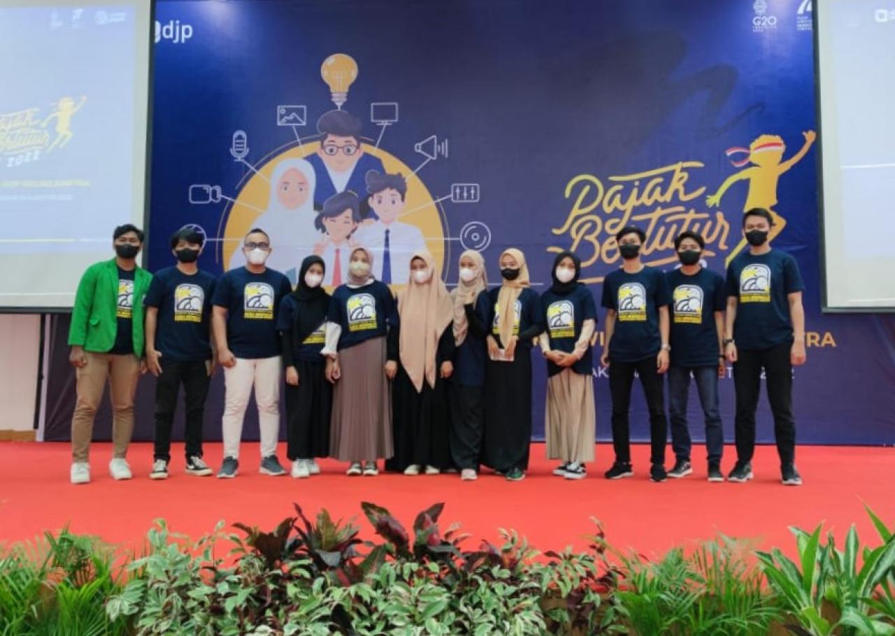 Gambar 10 Mahasiswa Akuntansi Hadiri Program Pajak Bertutur Kanwil DJP Sulselbartra