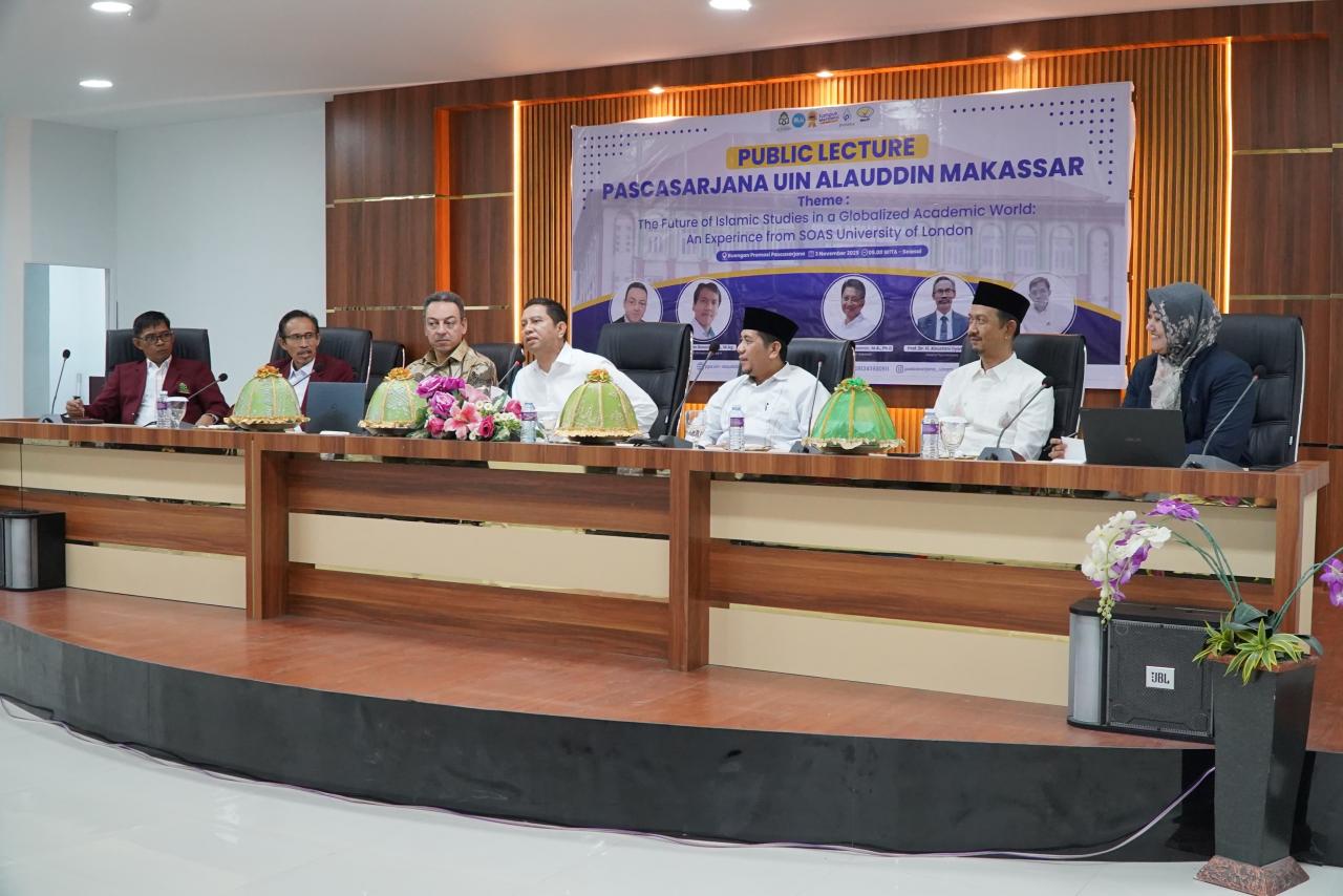Gambar Buka Kuliah Umum Pascasarjana, Rektor UINAM Puji Reputasi SOAS London