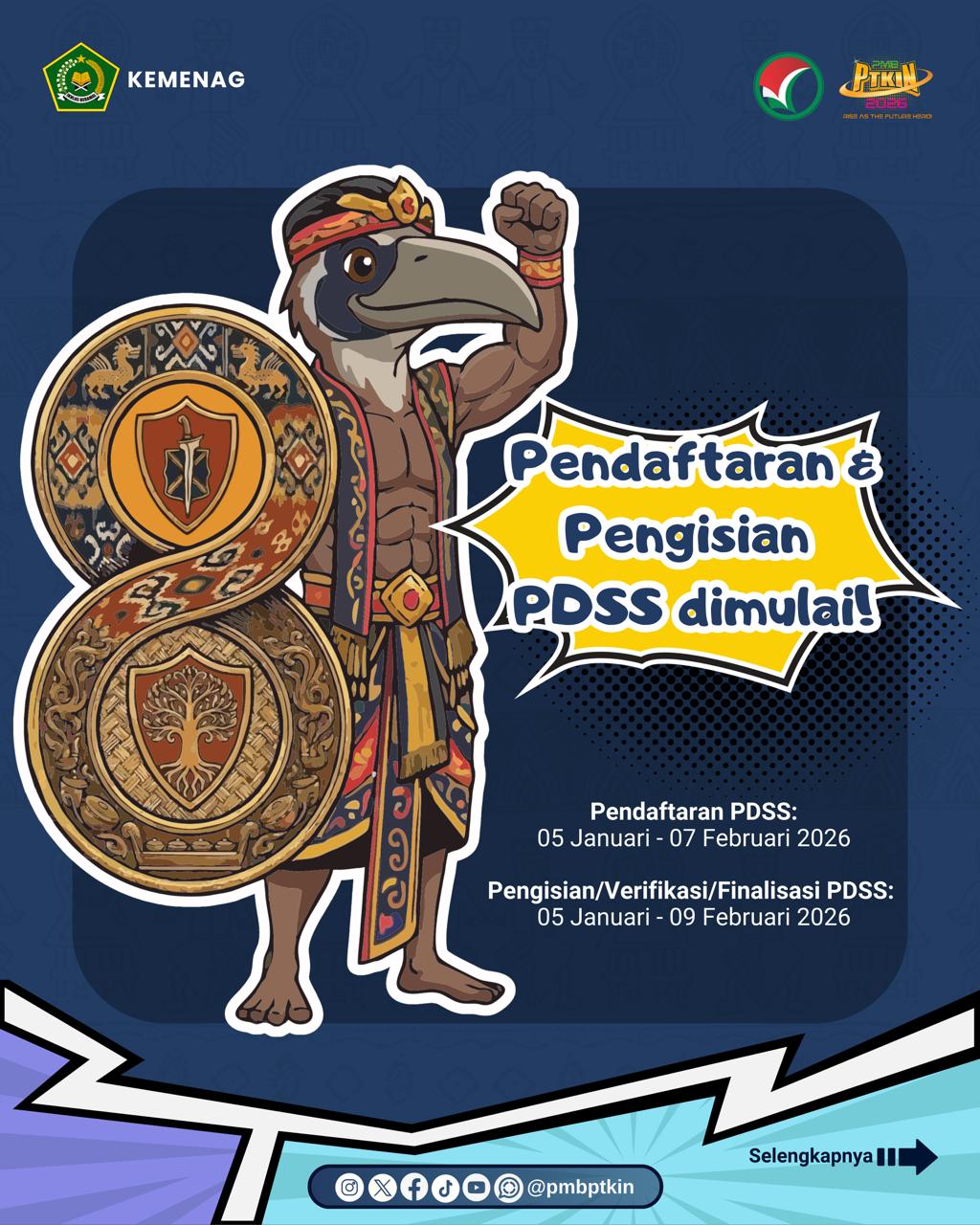 Gambar Pengisian PDSS PMB PTKIN 2026 Dibuka, Kemenag Tekankan Akurasi Data Sekolah