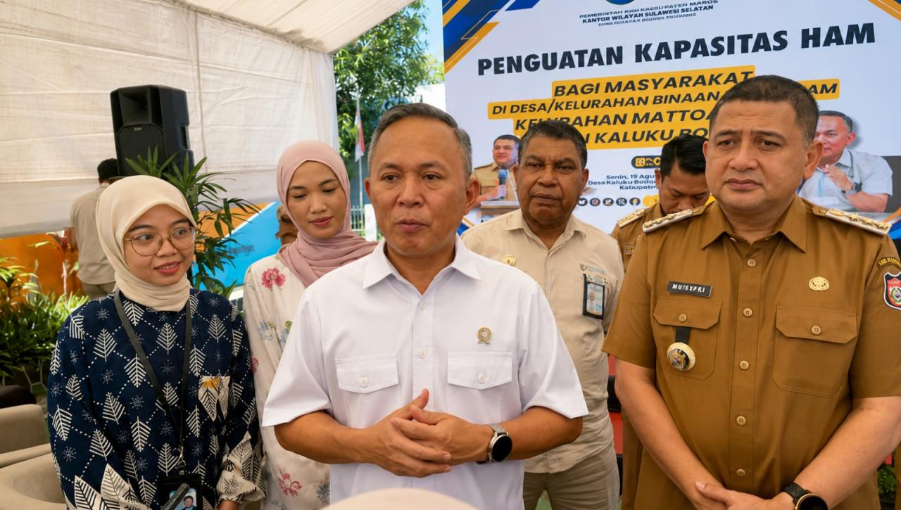 Gambar Diperkenalkan Wamen HAM, Lulusan FSH UIN Alauddin Jadi Penggerak HAM di Makassar