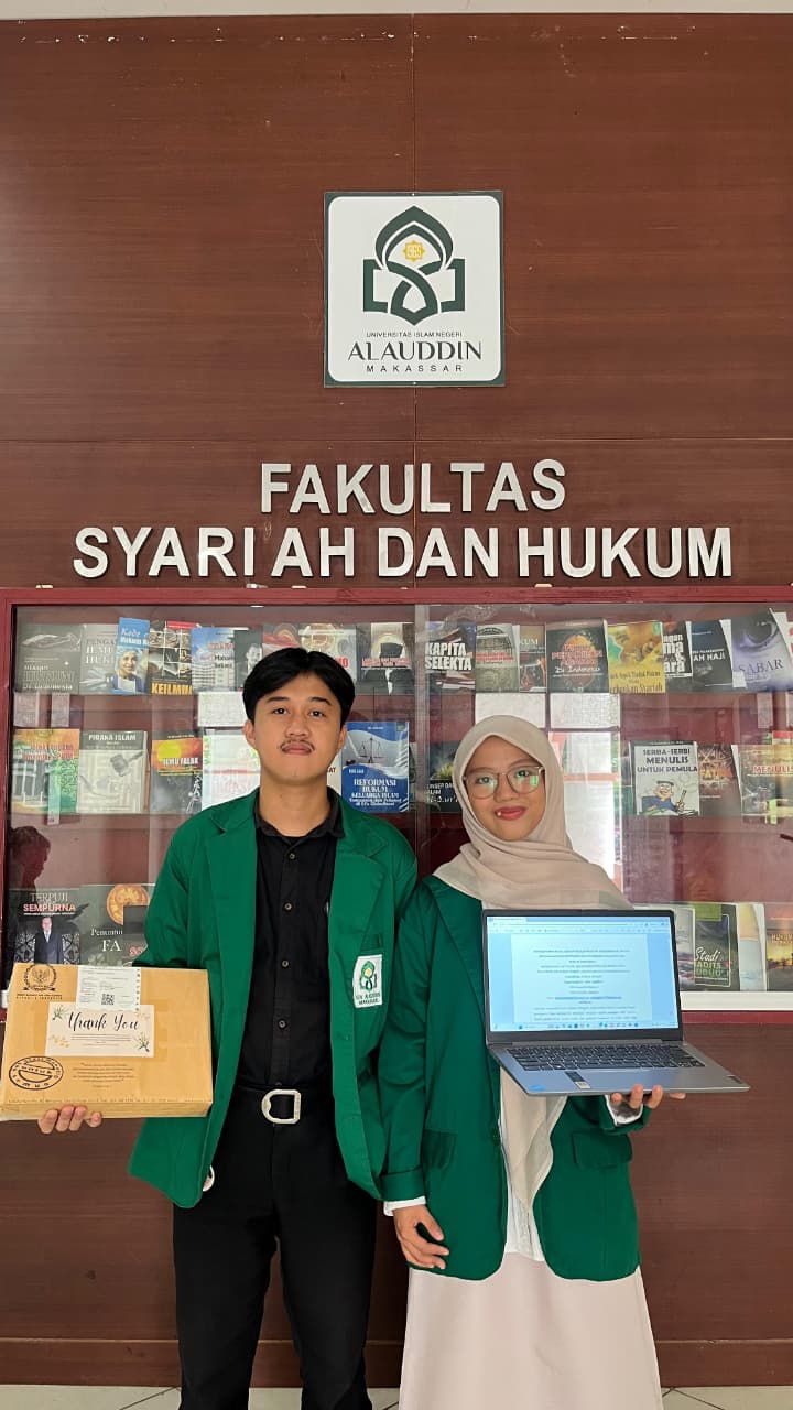Gambar Duet Mahasiswa UIN Alauddin Buktikan Kualitas Riset HAM di Ajang Nasional