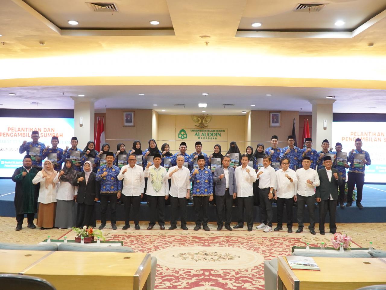 Gambar Perkuat Transformasi Birokrasi, UIN Alauddin Lantik 21 Pejabat Fungsional Ahli Pertama