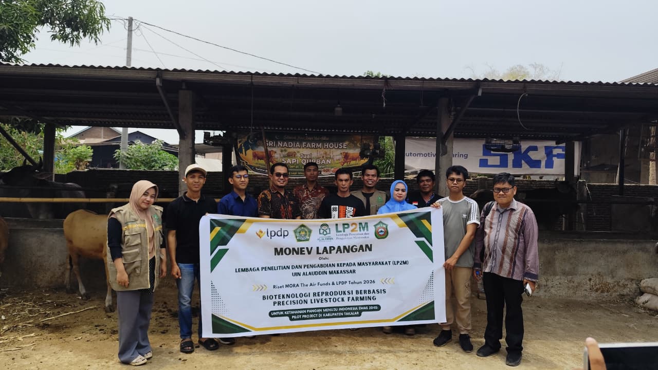 Gambar Teknologi Presisi untuk Peternakan Sapi, LP2M UIN Alauddin Evaluasi Riset di Takalar