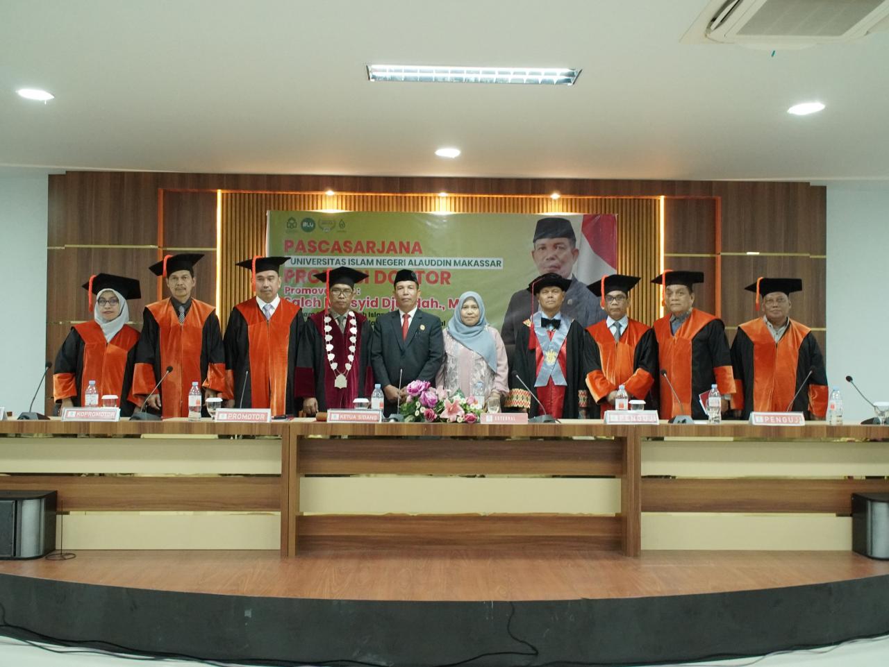 Gambar Saleh Mursyid Djuddah Raih Gelar Doktor, Teliti Etika Bisnis Muslim Tionghoa di Makassar