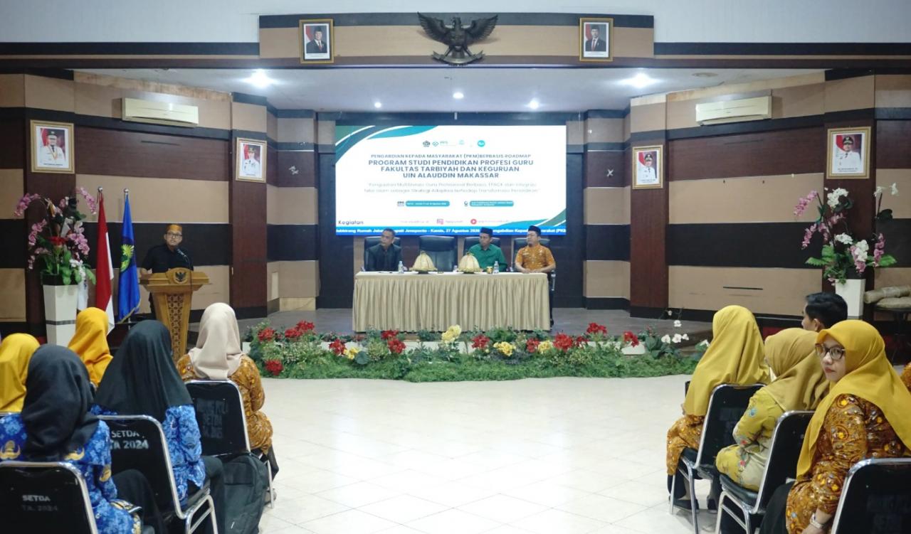 Gambar Dibuka Bupati Jeneponto, PkM PPG UIN Alauddin Dorong Penguatan Kompetensi Guru