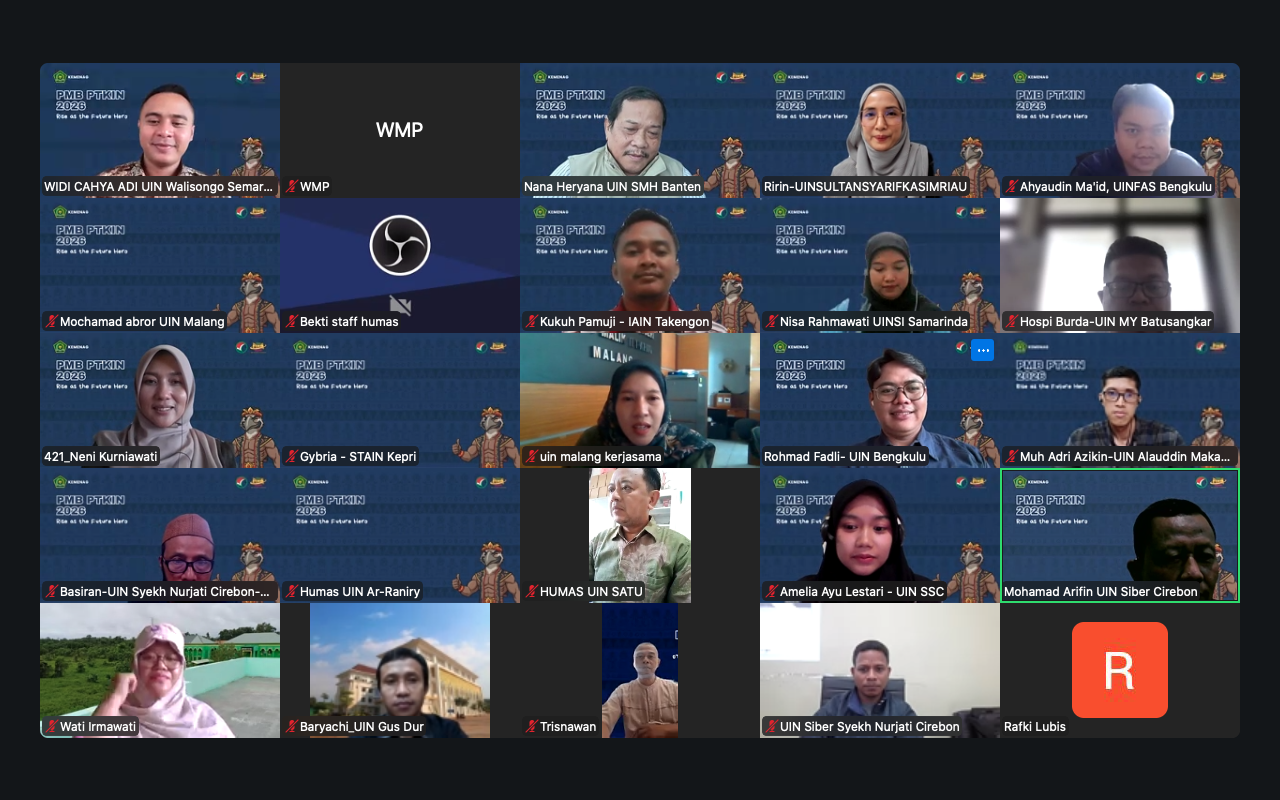 Gambar UIN Alauddin Ikuti Rakornas Daring Penguatan Strategi Publikasi PMB PTKIN 2026