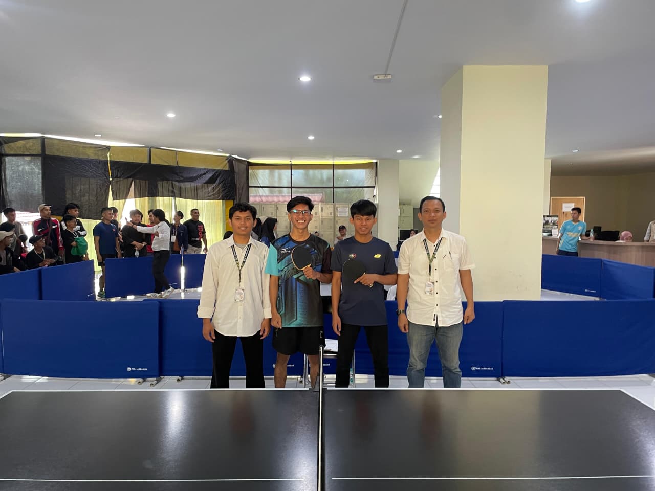 Gambar Atlet Tenis Meja UIN Alauddin Menang Telak 3–0 pada Laga Perdana Poros Intim IV