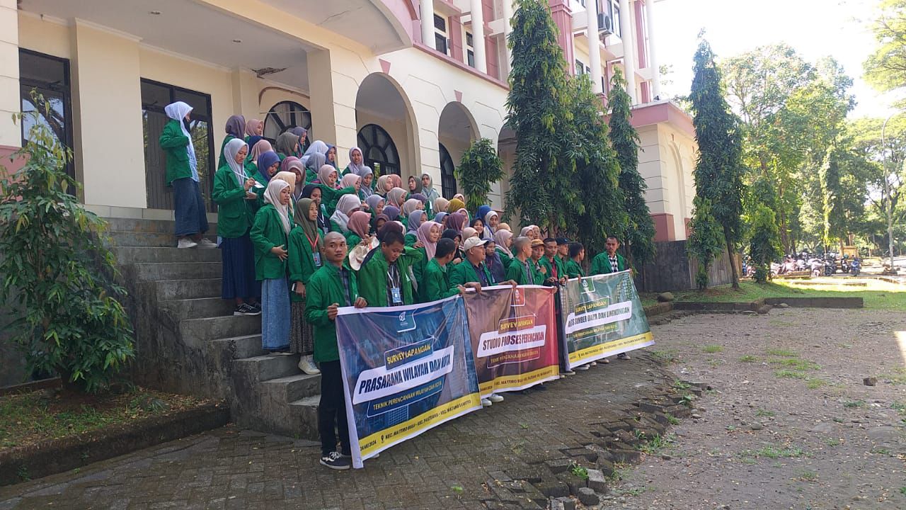 Gambar 176 Mahasiswa PWK UIN Alauddin Makassar Praktikum Pengembangan Wilayah di Pinrang