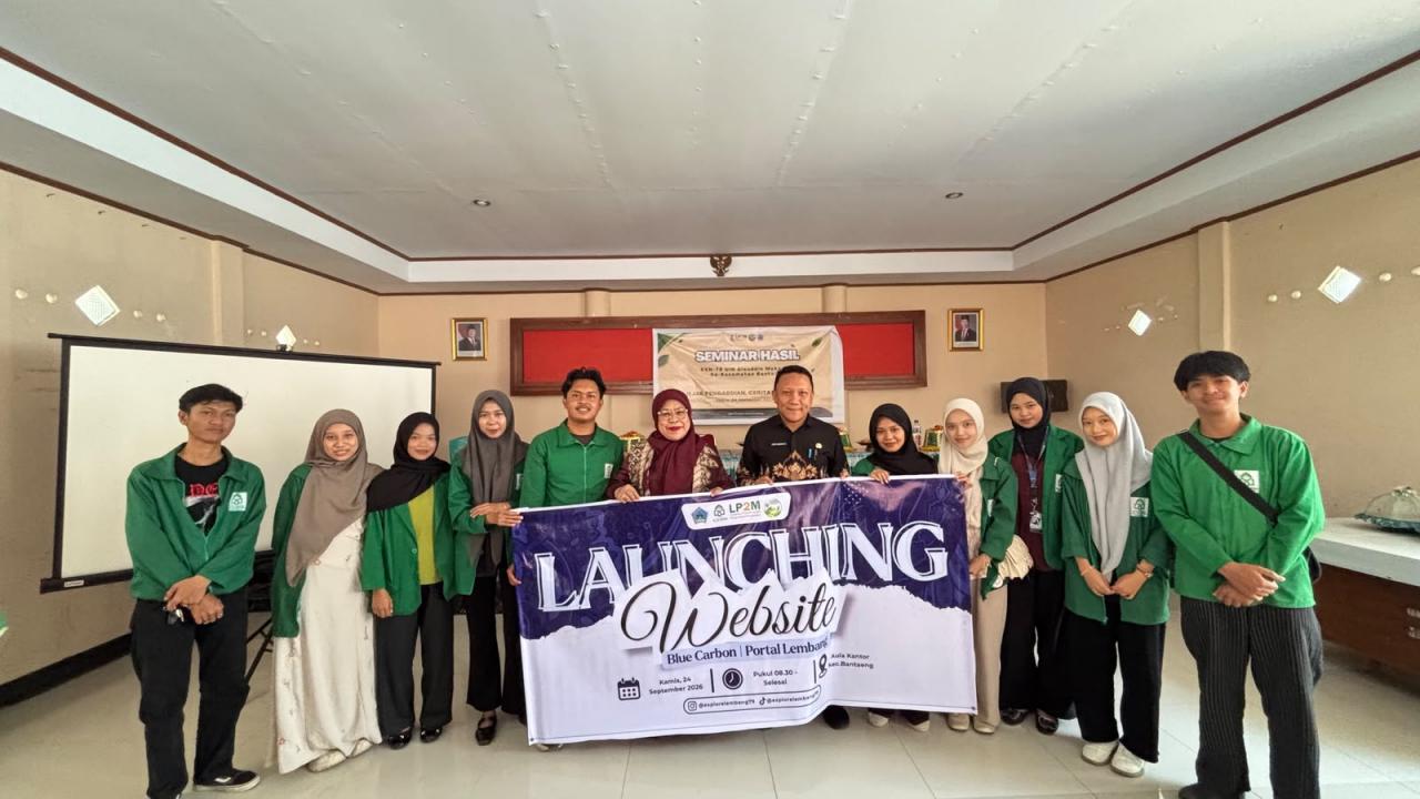 Gambar KKN 79 UIN Alauddin Digitalisasi Potensi Rumput Laut Kelurahan Lembang lewat Blue Carbon