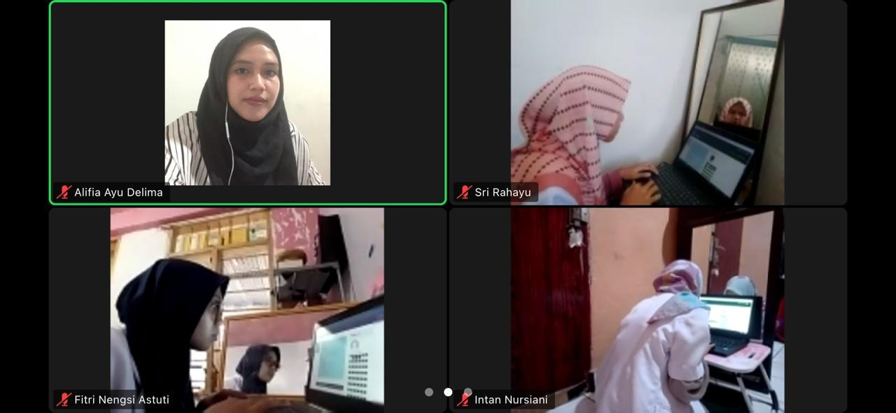 Gambar 28 Mahasiswa Prodi Profesi Dokter FKIK UIN Alauddin Ikut Ujian OSCE