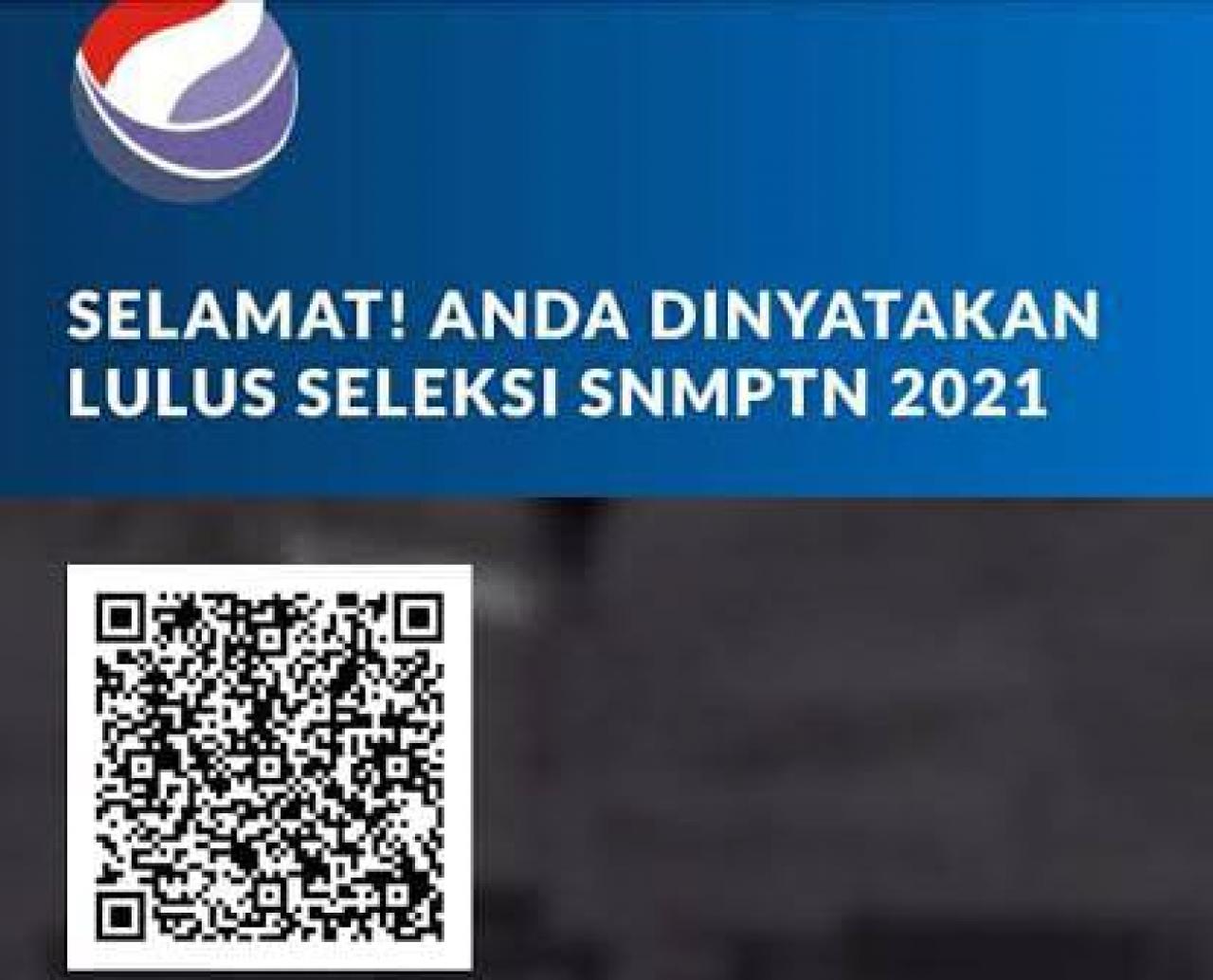 Gambar 523 Dinyatakan Lulus Jalur SNMPTN 2022 UIN Alauddin Makassar