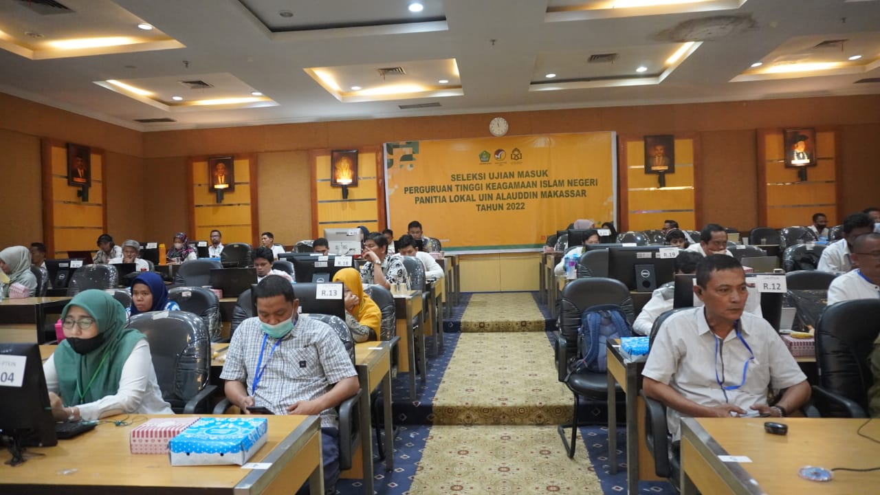 Gambar 5.428 Camaba Ikut Ujian UM-PTKIN 2022 Di UIN Alauddin Makassar