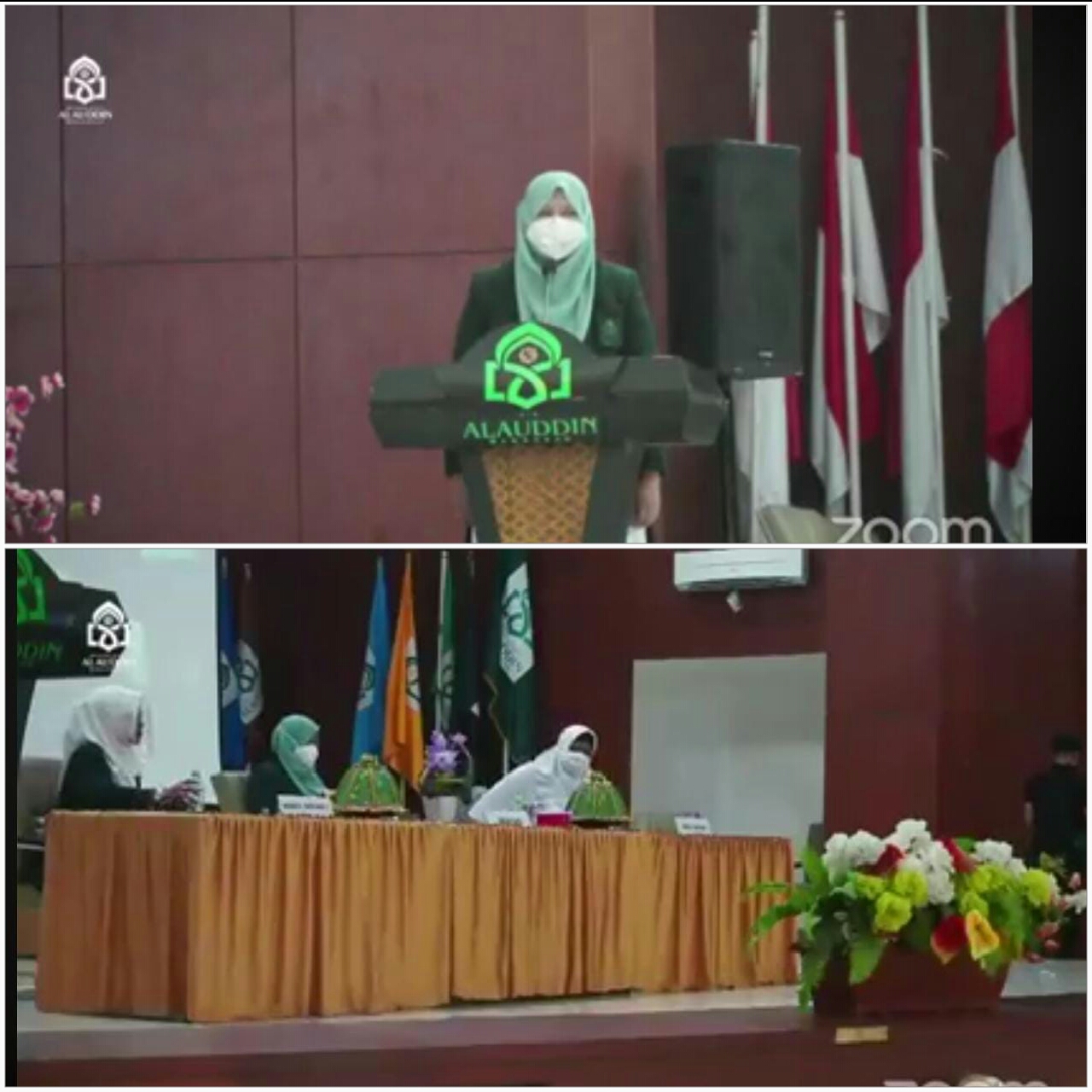 Gambar 89 Alumni Profesi FKIK UIN Alauddin Periode April 2021 diambil Sumpahnya