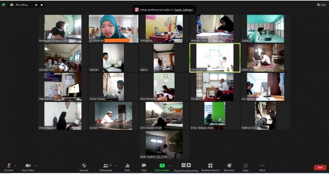 Gambar 900 Peserta Ikuti Test UKM PPG Secara Daring di UIN Alauddin