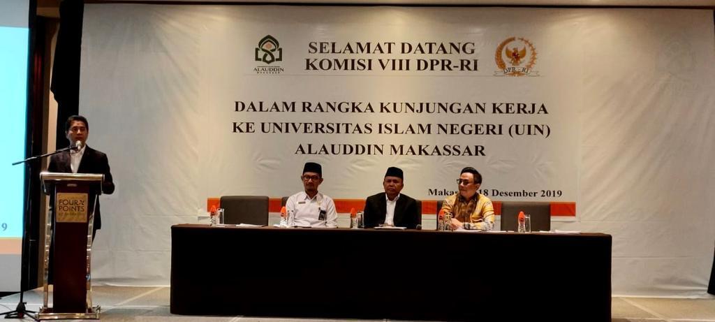 Gambar Komisi VIII DPR RI Kunjungan Kerja ke UIN Alauddin Makassar