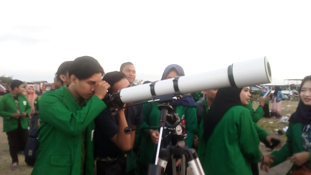 Gambar Mahasiswa FSH UIN Alauddin Menggelar Rukyatul Hilal Awal Bulan Dzulqaidah 1440 H