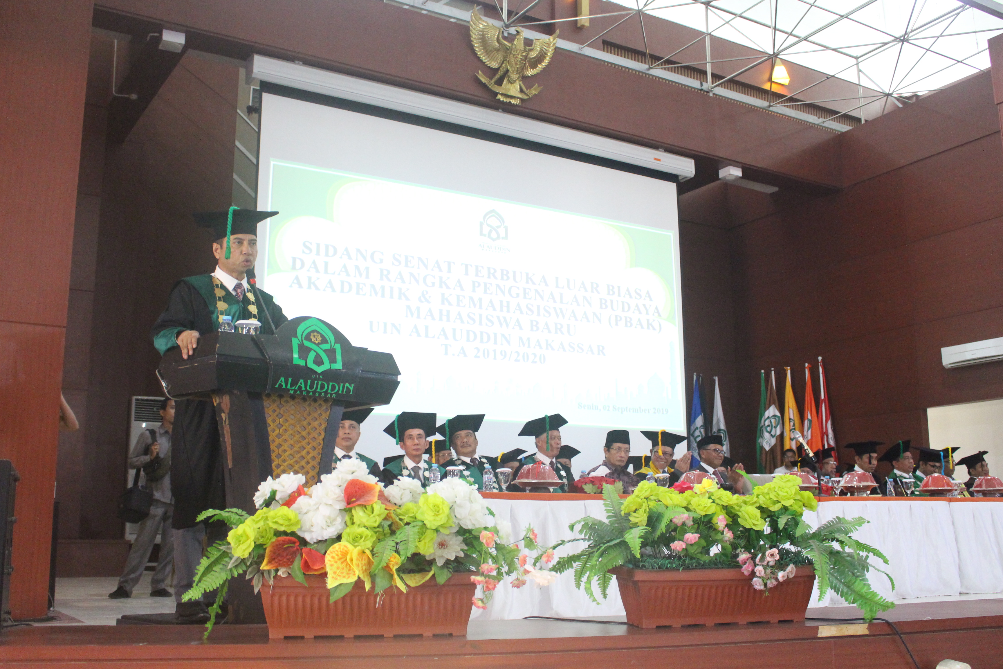 Gambar UIN Alauddin Gelar PBAK sambut 5289 Maba T.A. 2019/2020