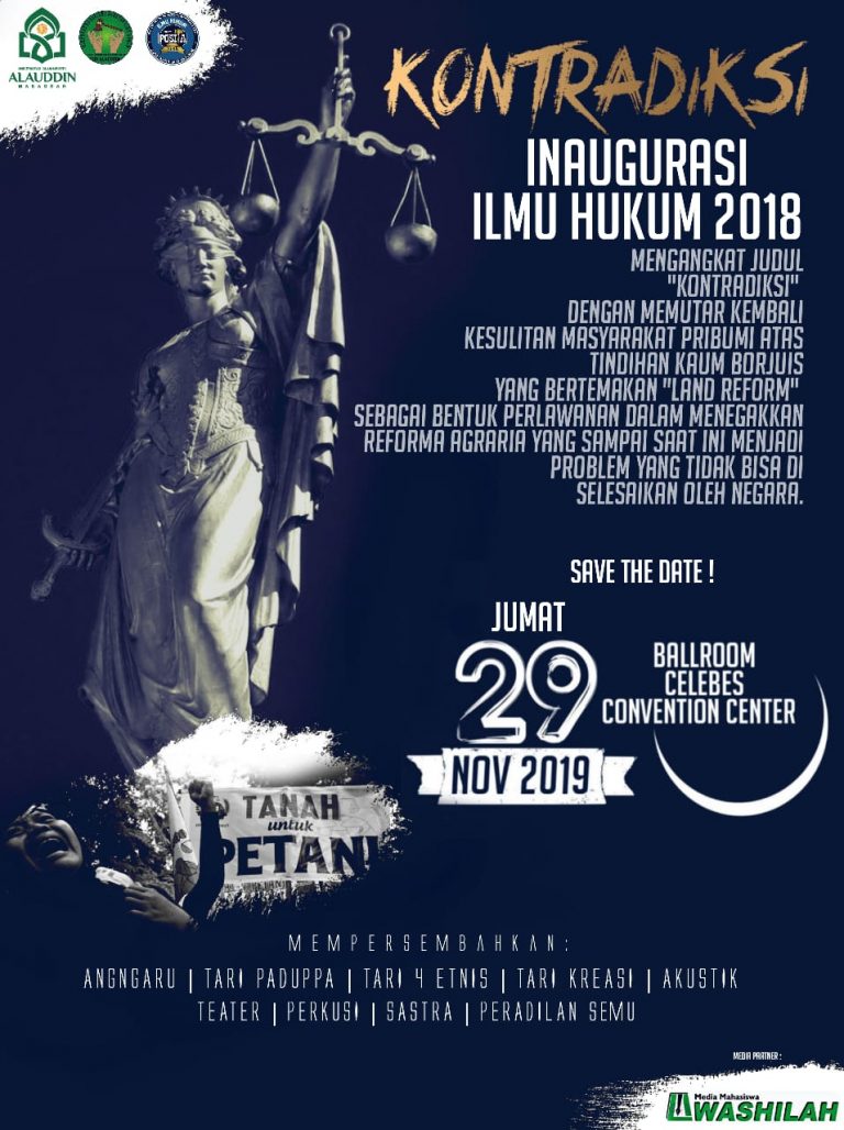 Gambar Tunjukkan Identitas, Mahasiswa Ilmu Hukum 2018 Gelar Inaugurasi