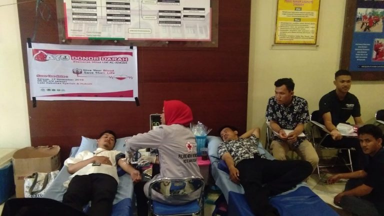 Gambar Rayakan Milad Pertama, LDF Al-Ahkam Bekerjasama UKM KSR UIN Gelar Donor Darah  