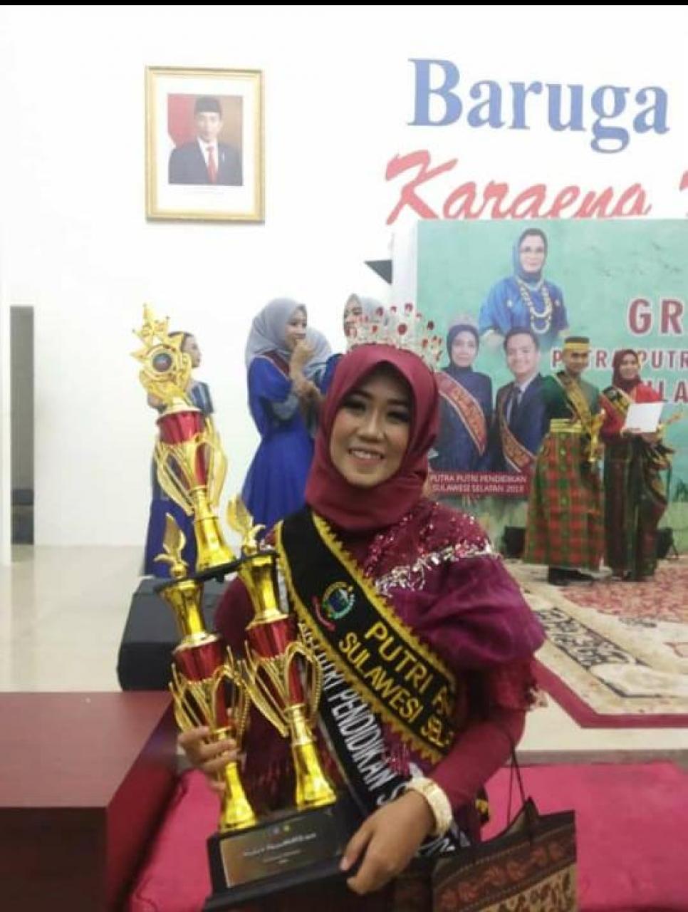Gambar A Ummu Fauziyyah, Juara I Duta Pendidikan Indonesia Tingkat Provinsi