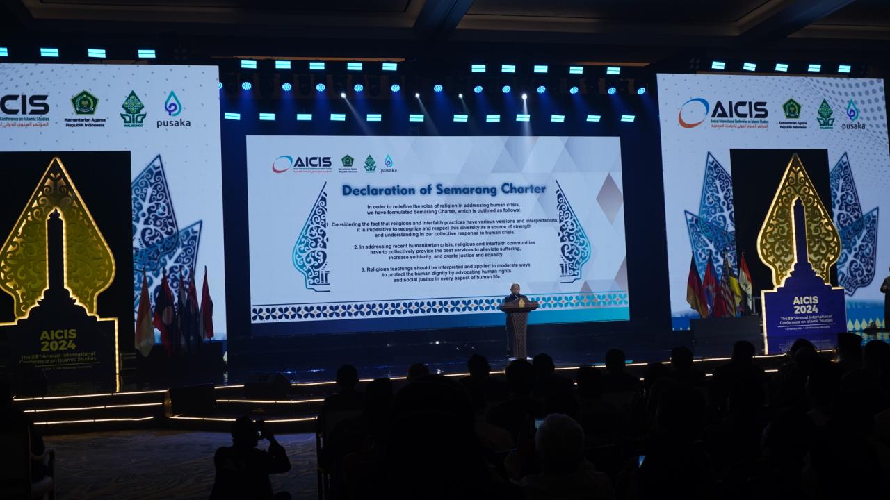 Gambar AICIS 23 Hasilkan Semarang Charter, Beri 9 Rekomendasi Cegah Krisis Kemanusiaan Atas Nama Agama