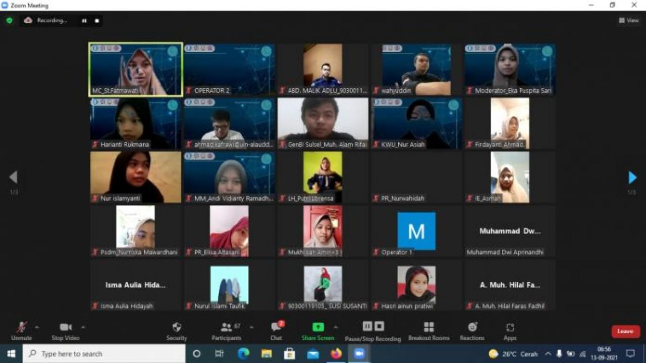 Gambar Ajak Kader Jadi Pengusaha, GenBi Komisariat UIN Alauddin Adakan Webinar
